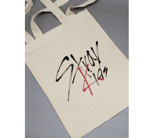 Sharp& Сумка шоппер белый Аниме женская с принтом