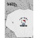 Толстовки, свитшоты и худи Hello Kitty Sharp&Shop Свитшот Hello Kitty белый оверсайз толстовка Куроми