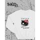 Толстовки, свитшоты и худи Hello Kitty Sharp&Shop Свитшот Hello Kitty белый оверсайз толстовка Куроми