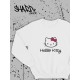 Толстовки, свитшоты и худи Hello Kitty Sharp&Shop Свитшот Hello Kitty белый оверсайз толстовка Куроми