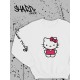 Толстовки, свитшоты и худи Hello Kitty Sharp&Shop Свитшот Hello Kitty белый оверсайз толстовка Куроми