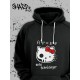 Толстовки, свитшоты и худи Hello Kitty Sharp&Shop Худи Hello Kitty черное оверсайз Куроми кофта дрейн гранж