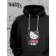 Толстовки, свитшоты и худи Hello Kitty Sharp&Shop Худи Hello Kitty черное оверсайз Куроми кофта дрейн гранж