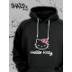 Толстовки, свитшоты и худи Hello Kitty Sharp&Shop Худи Hello Kitty черное оверсайз Куроми кофта дрейн гранж