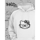 Толстовки, свитшоты и худи Hello Kitty Sharp&Shop Худи Hello Kitty белое оверсайз Куроми кофта дрейн гранж