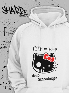 Толстовки, свитшоты и худи Hello Kitty Sharp&Shop Худи Hello Kitty белое оверсайз Куроми кофта дрейн гранж