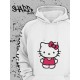 Толстовки, свитшоты и худи Hello Kitty Sharp&Shop Худи Hello Kitty белое оверсайз Куроми кофта дрейн гранж