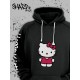 Толстовки, свитшоты и худи Hello Kitty Sharp&Shop Худи Hello Kitty черное оверсайз Куроми кофта дрейн гранж