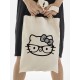 Шоппер Hello Kitty Куроми Sharp& Сумка шоппер бежевый Аниме Hello Kitty Куроми дрейн тканевая