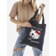 Шоппер Hello Kitty Куроми Sharp& Сумка шоппер черный Аниме Hello Kitty Куроми дрейн тканевая