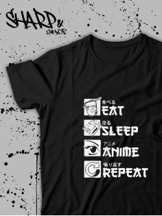 Sharp@Shop Футболка Аниме оверсайз Хентай Кагуа