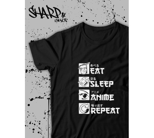 Sharp@Shop Футболка Аниме оверсайз Хентай Кагуа