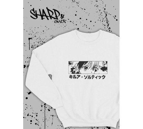 Sharp@Shop Свитшот Аниме белый оверсайз токийский Гуль Ахегао хентай