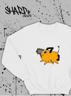 Sharp@Shop Свитшот Аниме белый оверсайз токийский Гуль Ахегао хентай