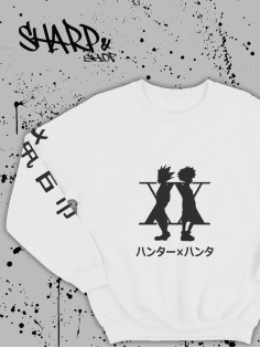 Sharp@Shop Свитшот Аниме белый оверсайз токийский Гуль Ахегао хентай