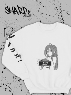 Sharp@Shop Свитшот Аниме белый оверсайз ахегао Токийский Гуль