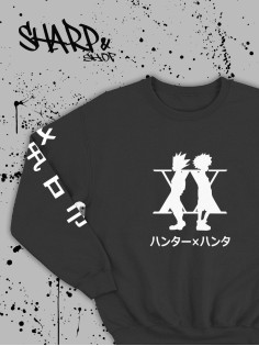 Sharp@Shop Свитшот Аниме черный оверсайз Кагуя Токийский Гуль дрейн