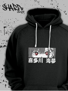 Sharp@Shop Худи оверсайз с принтом Аниме Дрейн блич