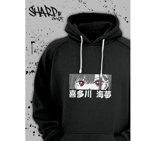 Sharp@Shop Худи оверсайз с принтом Аниме Дрейн блич