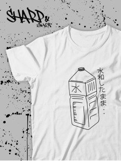 Футболка Аниме оверсайз Sharp&Shop Женская футболка аниме оверсайз унисекс с принтом