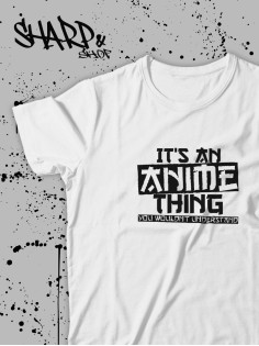 Футболка Аниме оверсайз Sharp&Shop Женская футболка аниме оверсайз унисекс с принтом