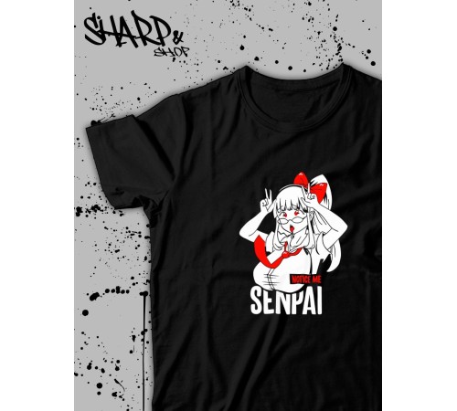 Футболка Аниме оверсайз Sharp&Shop Футболка с принтом оверсайз Ahegao