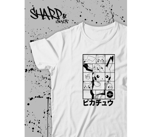 Футболка Аниме оверсайз Sharp&Shop Футболка оверсайз anime унисекс мужская