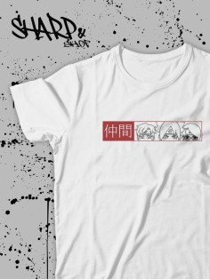 Футболка Аниме оверсайз Sharp&Shop Футболка оверсайз anime унисекс мужская