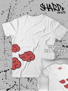 Футболка Аниме оверсайз Sharp&Shop Футболка оверсайз anime унисекс мужская