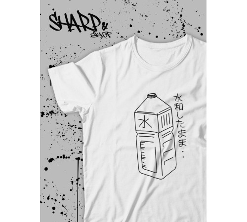 Футболка Аниме оверсайз Sharp&Shop Футболка оверсайз anime унисекс мужская