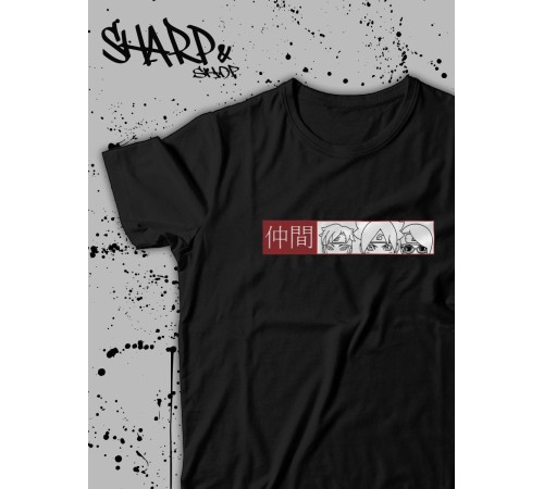 Футболка Аниме оверсайз Sharp&Shop Футболка оверсайз аниме Хентай Дрейн Ахегао
