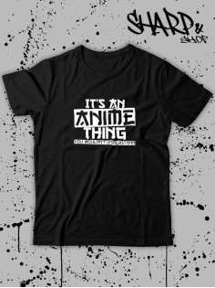 Футболка Аниме оверсайз Sharp&Shop Футболка оверсайз аниме Хентай Дрейн Ахегао