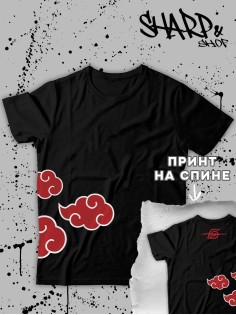 Футболка Аниме оверсайз Sharp&Shop Футболка оверсайз аниме Хентай Дрейн Ахегао