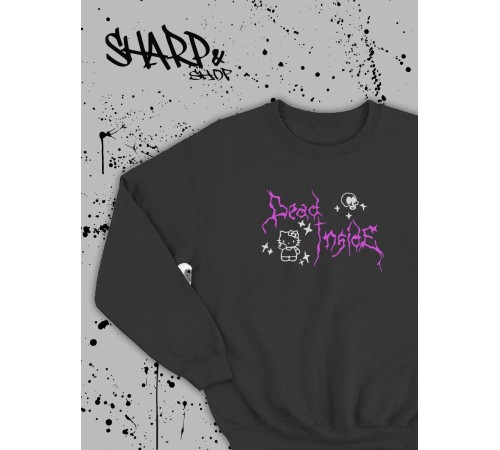 Свитшоты Аниме оверсайз Sharp&Shop Свитшот с принтом хентай Ахегао Куроми