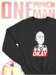 Свитшоты Аниме оверсайз Sharp&Shop Свитшот с принтом мужской Куроми Ахегао