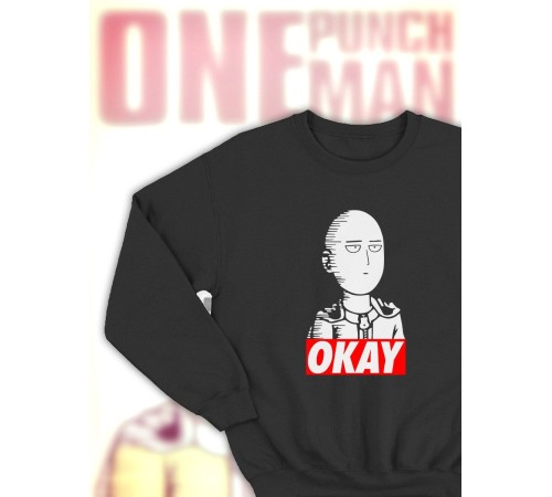 Свитшоты Аниме оверсайз Sharp&Shop Свитшот с принтом мужской Куроми Ахегао