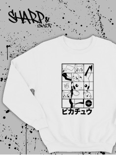 Свитшоты Аниме оверсайз Sharp&Shop Свитшот с принтом мужской anime ахегао куроми