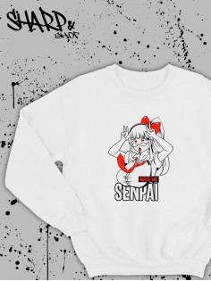 Свитшоты Аниме оверсайз Sharp&Shop Свитшот с принтом мужской anime ахегао куроми