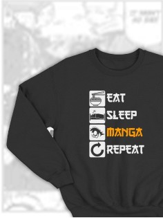 Свитшоты Аниме оверсайз Sharp&Shop Свитшот с принтом хентай Ахегао Куроми