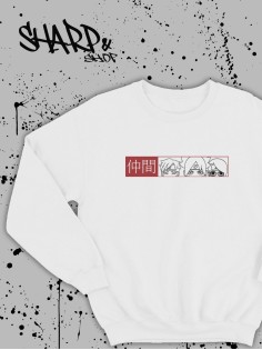 Свитшоты Аниме оверсайз Sharp&Shop Свитшот с принтом оверсайз кагуя ахегао