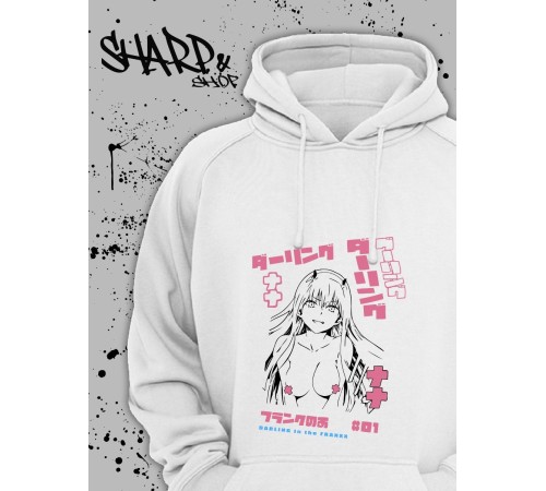 Худи Аниме оверсайз Sharp&Shop Аниме оверсайз худи хантер Хентай Куроми