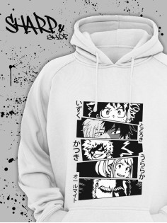 Худи Аниме оверсайз Sharp&Shop Аниме оверсайз худи хантер Хентай Куроми