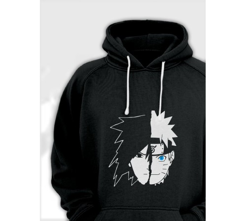 Худи Аниме оверсайз Sharp&Shop Аниме худи женское оверсайз с принтом черное