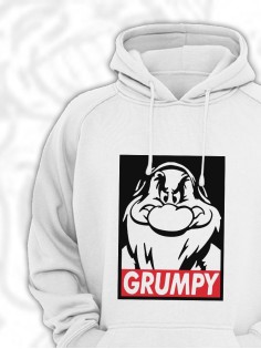 Худи Аниме оверсайз Sharp&Shop Аниме худи мужское оверсайз с принтом белое