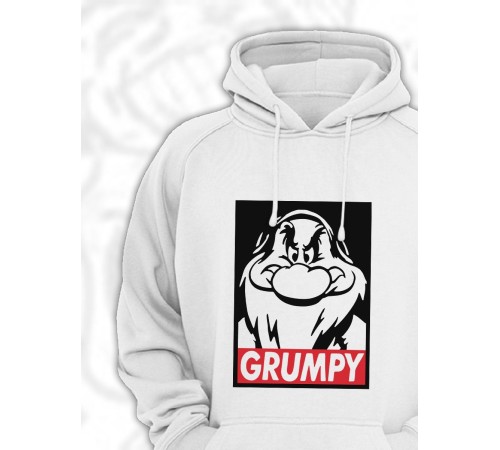 Худи Аниме оверсайз Sharp&Shop Аниме худи мужское оверсайз с принтом белое