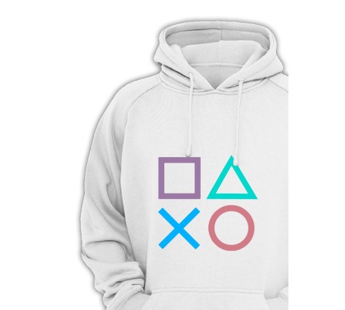 Худи Аниме оверсайз Sharp&Shop Аниме худи мужское оверсайз с принтом белое