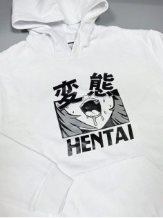 Худи Аниме оверсайз Sharp&Shop Аниме худи мужское оверсайз с принтом белое