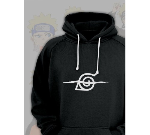 Худи Аниме оверсайз Sharp&Shop Аниме худи мужское оверсайз с принтом черное