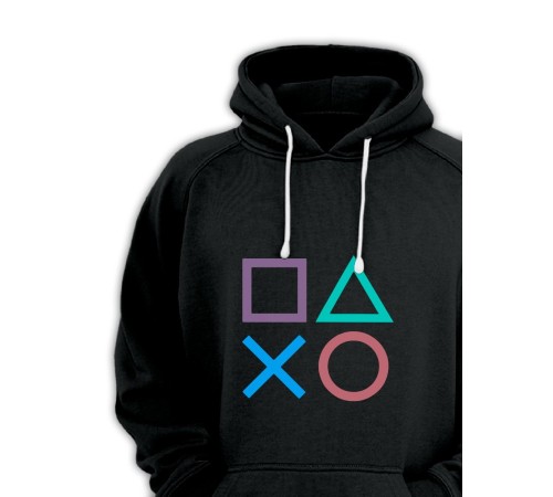 Худи Аниме оверсайз Sharp&Shop Аниме худи мужское оверсайз с принтом черное