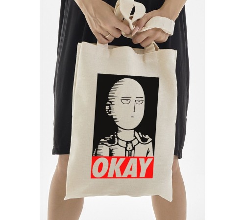 Сумки шопперы с принтом Аниме Sharp&Shop Эко сумка шоппер аниме бежевый с принтом без молнии